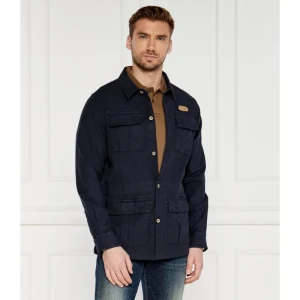 Aeronautica Militare Kurtka SAHARIANA | Regular Fit | z dodatkiem lnu