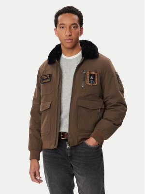 Aeronautica Militare Kurtka zimowa 262AB3108UCT03151 Brązowy Regular Fit
