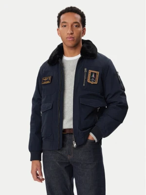 Aeronautica Militare Kurtka zimowa 262AB3108UCT03151 Granatowy Regular Fit