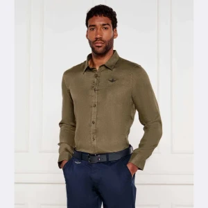 Aeronautica Militare Lniana koszula | Regular Fit