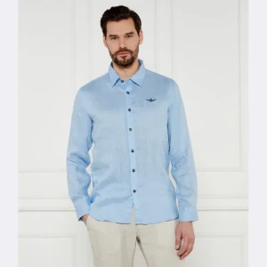 Aeronautica Militare Lniana koszula | Regular Fit