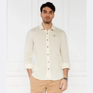 Aeronautica Militare Lniana koszula | Regular Fit