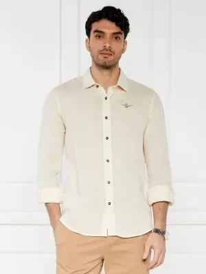 Aeronautica Militare Lniana koszula | Regular Fit