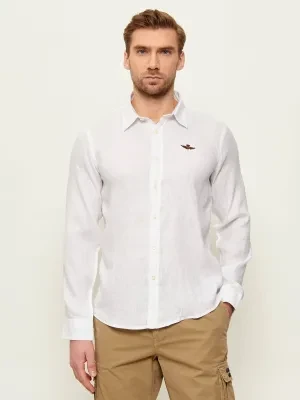 Aeronautica Militare Lniana koszula | Regular Fit