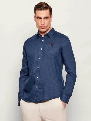 Aeronautica Militare Lniana koszula | Regular Fit