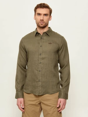 Aeronautica Militare Lniana koszula | Regular Fit