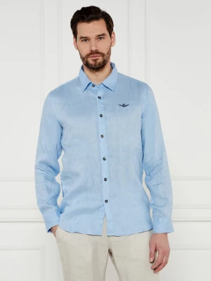 Aeronautica Militare Lniana koszula | Regular Fit