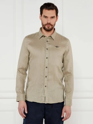 Aeronautica Militare Lniana koszula | Regular Fit
