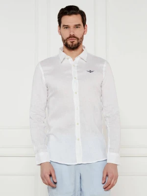Aeronautica Militare Lniana koszula | Regular Fit
