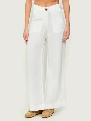 Aeronautica Militare Lniane spodnie | Relaxed fit