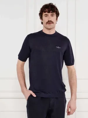 Aeronautica Militare Lniany sweter | Regular Fit