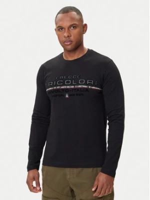 Aeronautica Militare Longsleeve 252TS2474UJ00641 Czarny Regular Fit