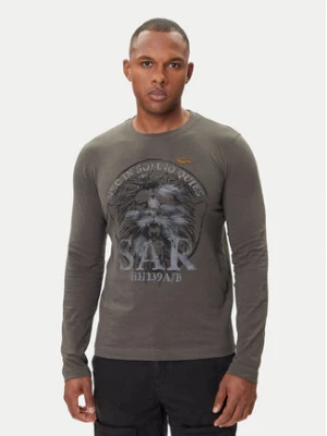 Aeronautica Militare Longsleeve 252TS2485UJ00708 Szary Regular Fit