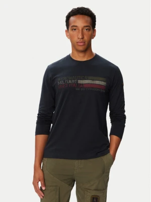 Aeronautica Militare Longsleeve 262TS2571UJ00641 Granatowy Regular Fit