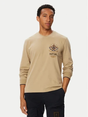 Aeronautica Militare Longsleeve 262TS2573UJ00703 Beżowy Regular Fit