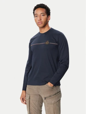 Aeronautica Militare Longsleeve 262TS2588UJ00663 Granatowy Regular Fit