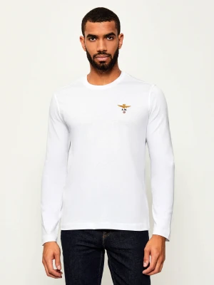 Aeronautica Militare Longsleeve | Regular Fit biały