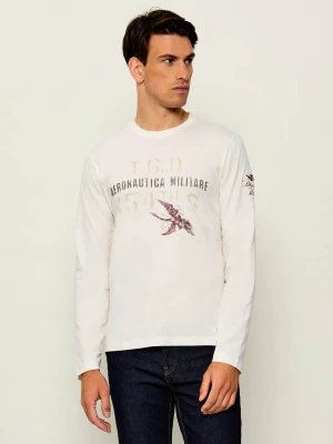 Aeronautica Militare Longsleeve | Regular Fit biały