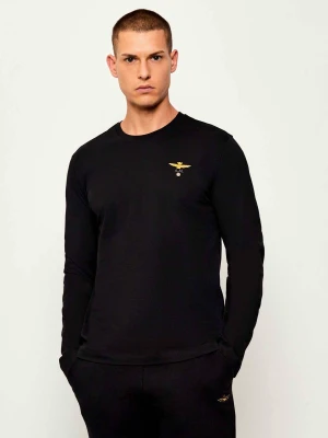 Aeronautica Militare Longsleeve | Regular Fit czarny