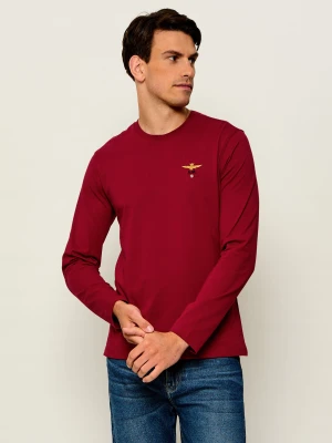 Aeronautica Militare Longsleeve | Regular Fit czerwony