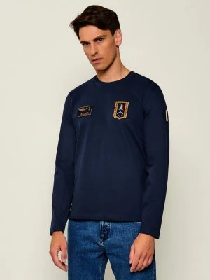 Aeronautica Militare Longsleeve | Regular Fit granatowy