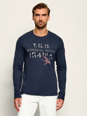 Aeronautica Militare Longsleeve | Regular Fit granatowy