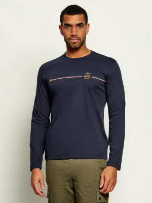 Aeronautica Militare Longsleeve | Regular Fit granatowy