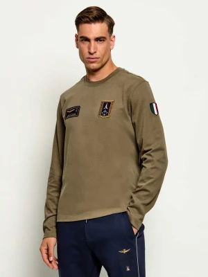 Aeronautica Militare Longsleeve | Regular Fit zielony