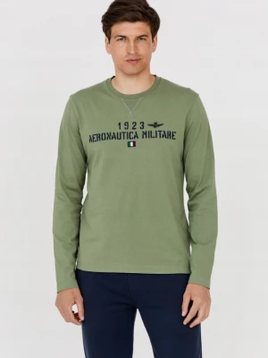 AERONAUTICA MILITARE Longsleeve zielony męski