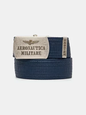 Aeronautica Militare pasek męski kolor granatowy CI317CT3585