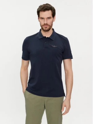 Aeronautica Militare Polo 241PO1750P191 Granatowy Regular Fit