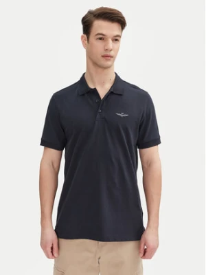 Aeronautica Militare Polo 251PO1843P191 Granatowy Regular Fit