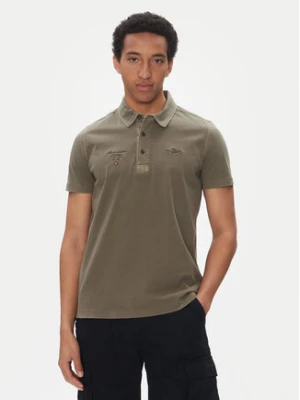 Aeronautica Militare Polo 251PO1852J677 Khaki Regular Fit