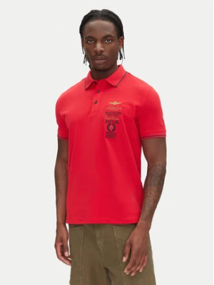 Aeronautica Militare Polo 251PO1853P191 Czerwony Regular Fit