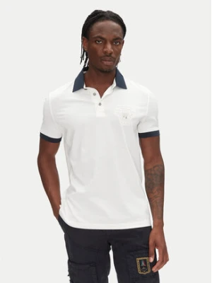 Aeronautica Militare Polo 251PO1863J682 Biały Regular Fit
