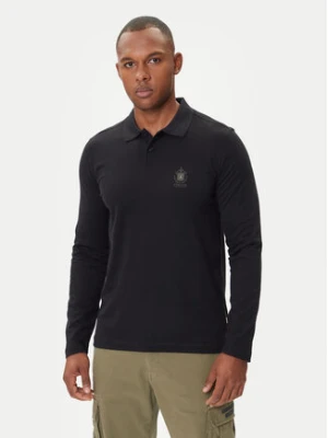 Aeronautica Militare Polo 252PO1886UJ00703 Czarny Regular Fit
