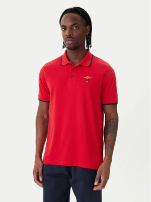Aeronautica Militare Polo 261PO1308UP00082 Czerwony Regular Fit
