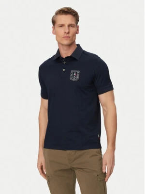 Aeronautica Militare Polo 261PO1917UJ00682 Granatowy Regular Fit