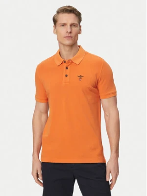 Aeronautica Militare Polo 261PO1925UP00406 Pomarańczowy jasny Regular Fit