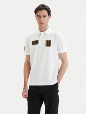 Aeronautica Militare Polo 261PO1927UP00191 Biały Regular Fit