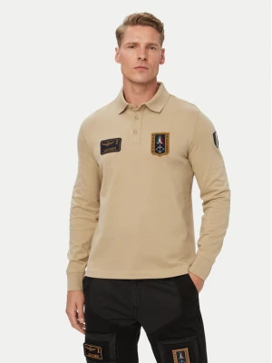 Aeronautica Militare Polo 262PO1941UJ00703 Beżowy Regular Fit