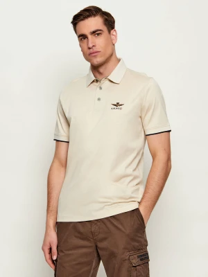 Aeronautica Militare Polo | Regular Fit beżowy