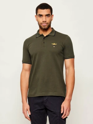 Aeronautica Militare Polo | Regular Fit zielony
