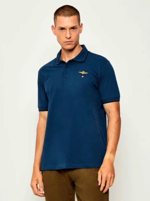 Aeronautica Militare Polo | Regular Fit turkusowy