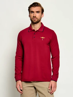 Aeronautica Militare Polo | Regular Fit bordowy