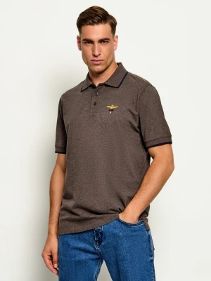 Aeronautica Militare Polo | Regular Fit brązowy