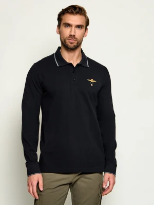 Aeronautica Militare Polo | Regular Fit czarny