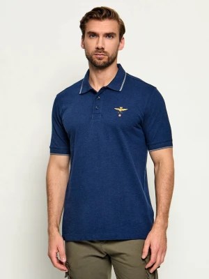 Aeronautica Militare Polo | Regular Fit granatowy