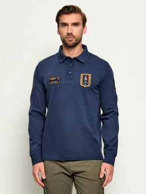 Aeronautica Militare Polo | Regular Fit granatowy