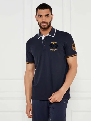 Aeronautica Militare Polo | Regular Fit granatowy